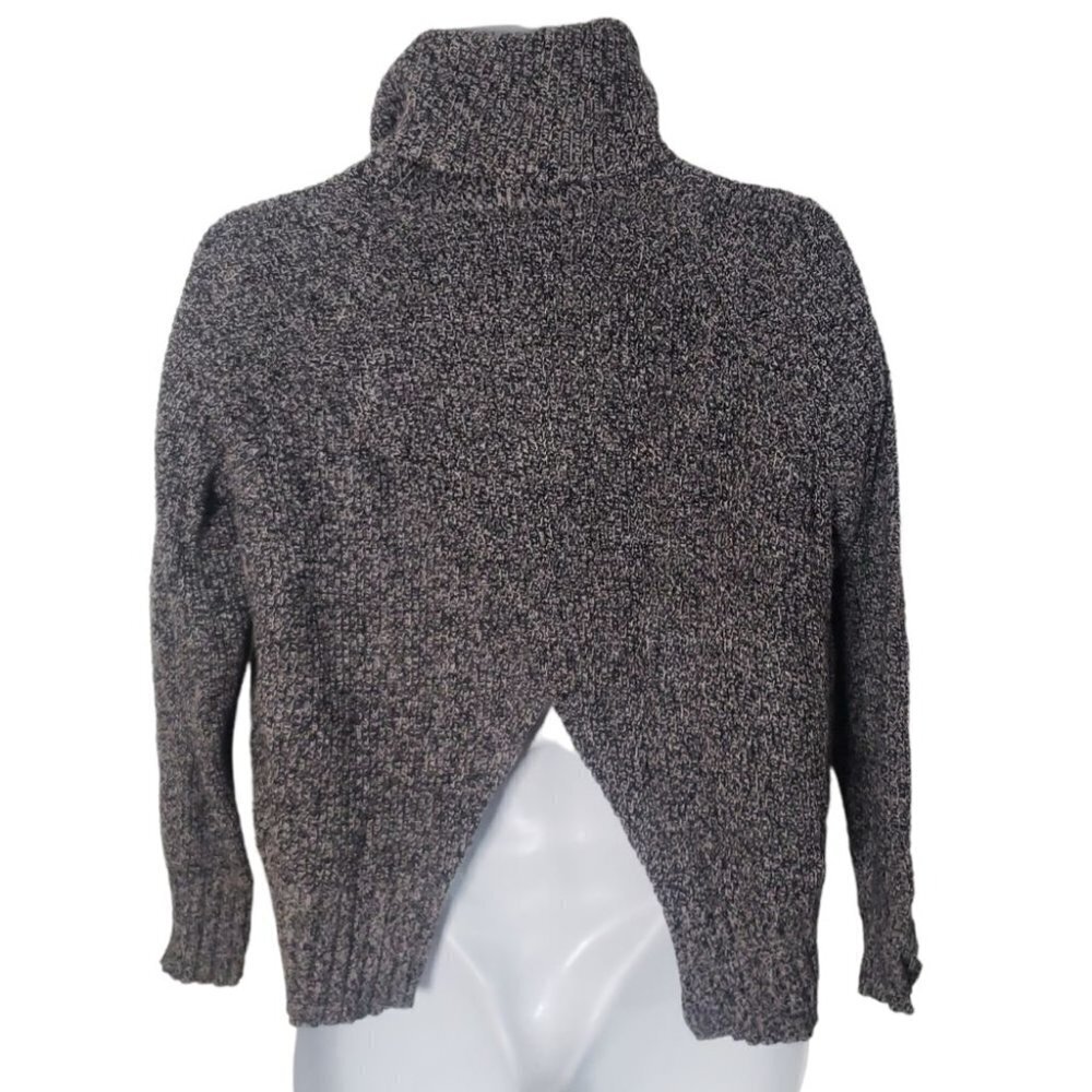 MADEWELL Eastbrook Turtleneck Cross-Back Sweater in Cotton-Merino Yarn - Women's - Picture 8 of 11